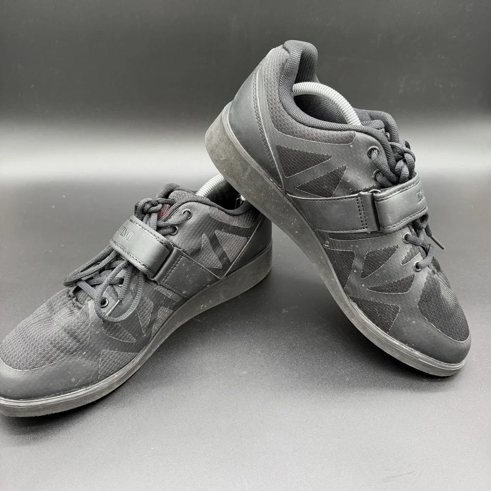 Nordic Lifting MEGIN Black Powerlifting Shoes Men's Size 12  No Box